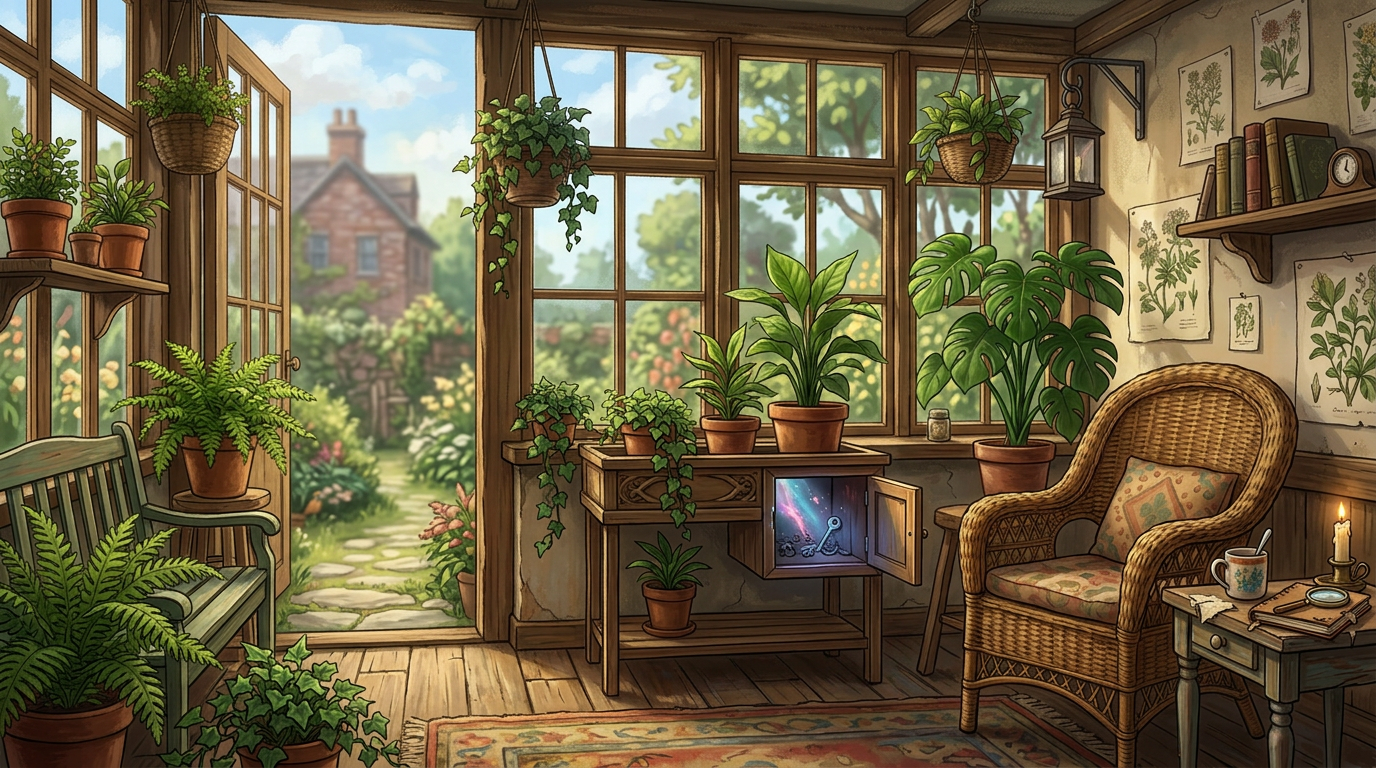 Sunroom scene